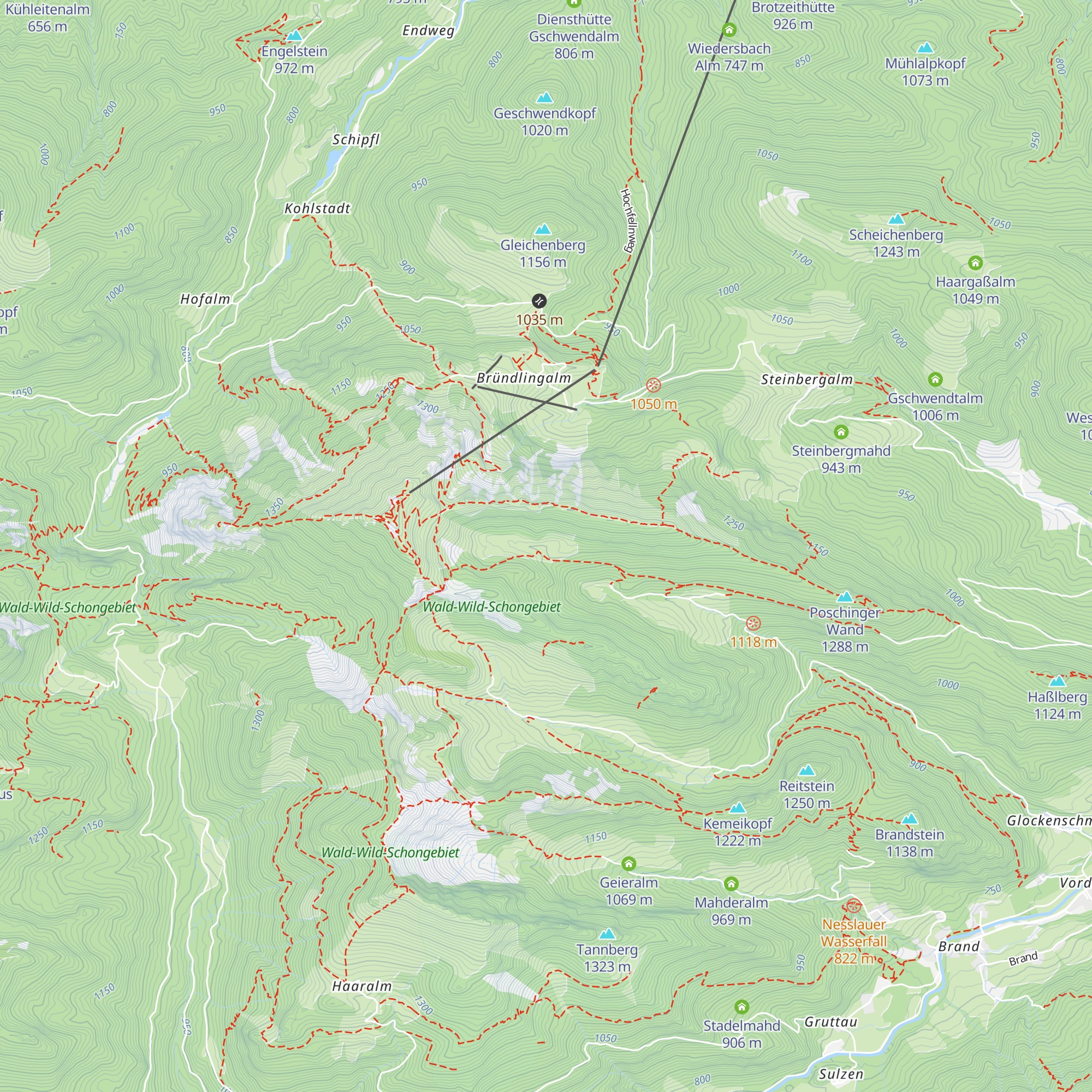 Fellnalm map