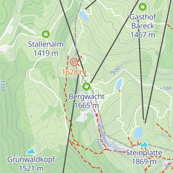 Map of Bergwacht