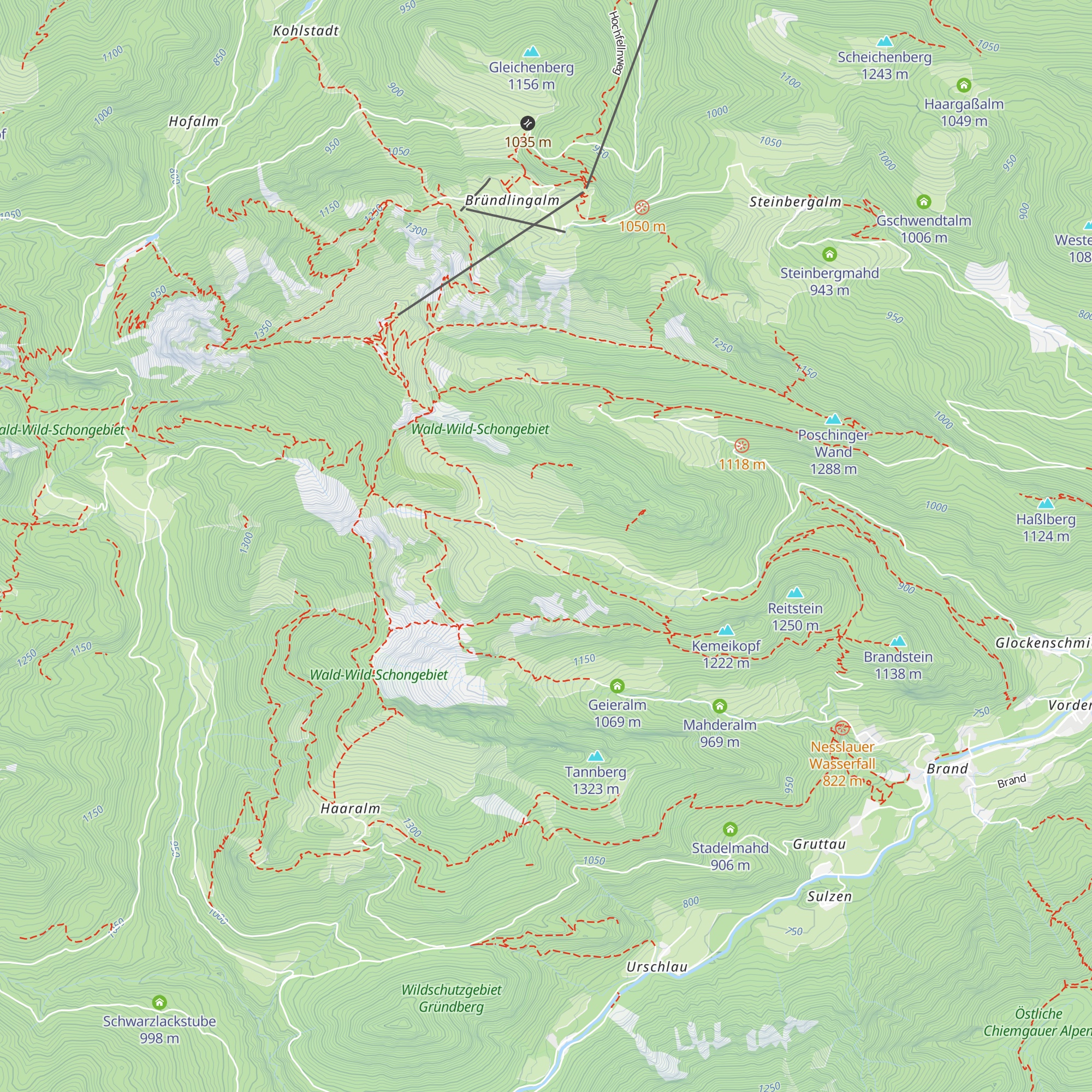Thoraualm map