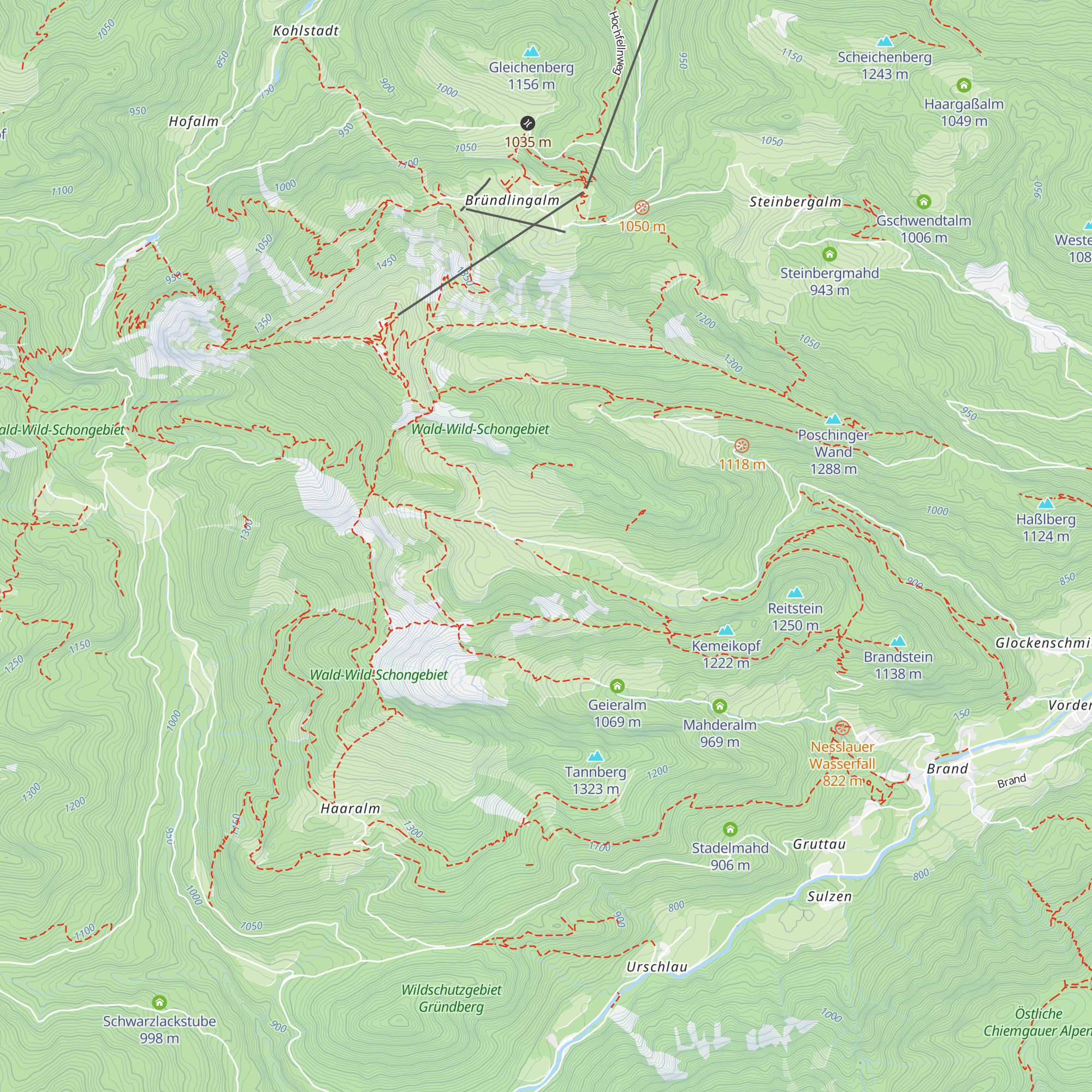 Thoraualm map