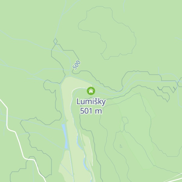 Map of Lumišky