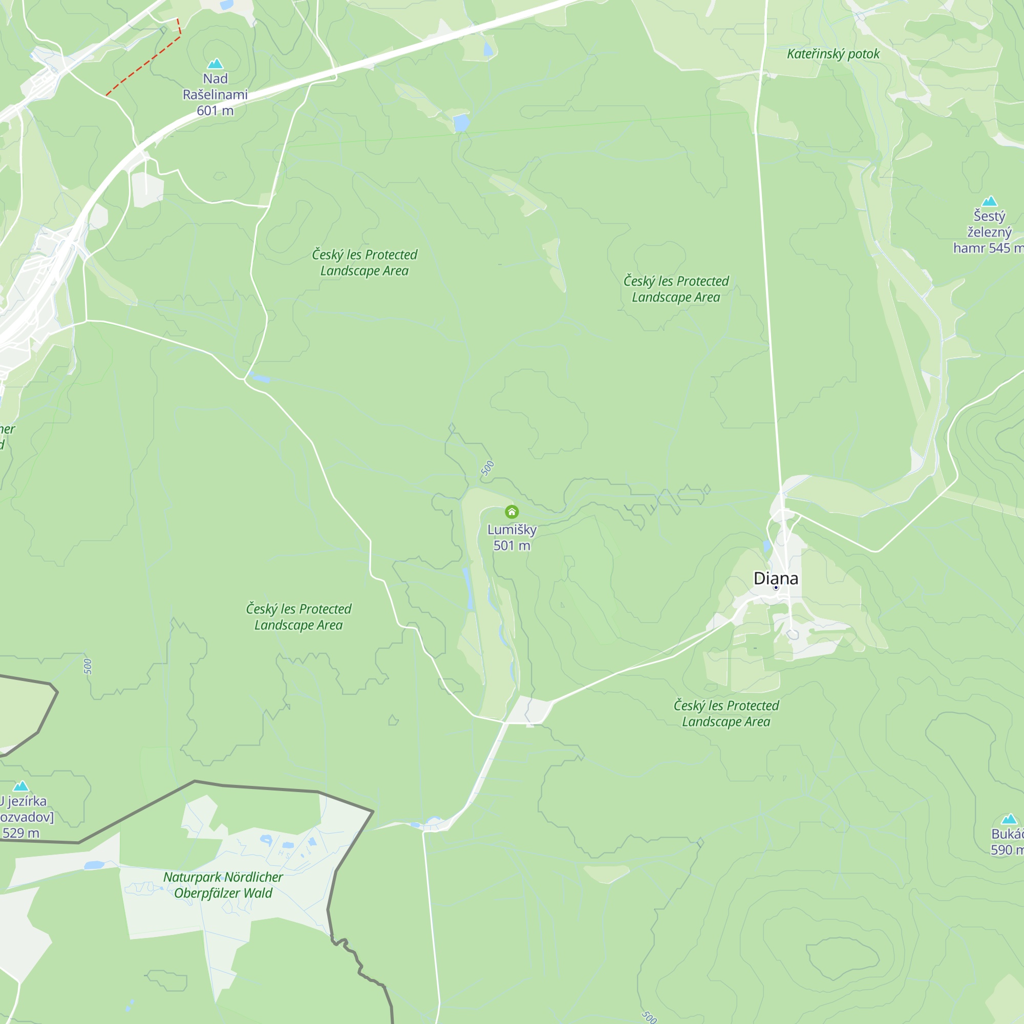 Lumišky map