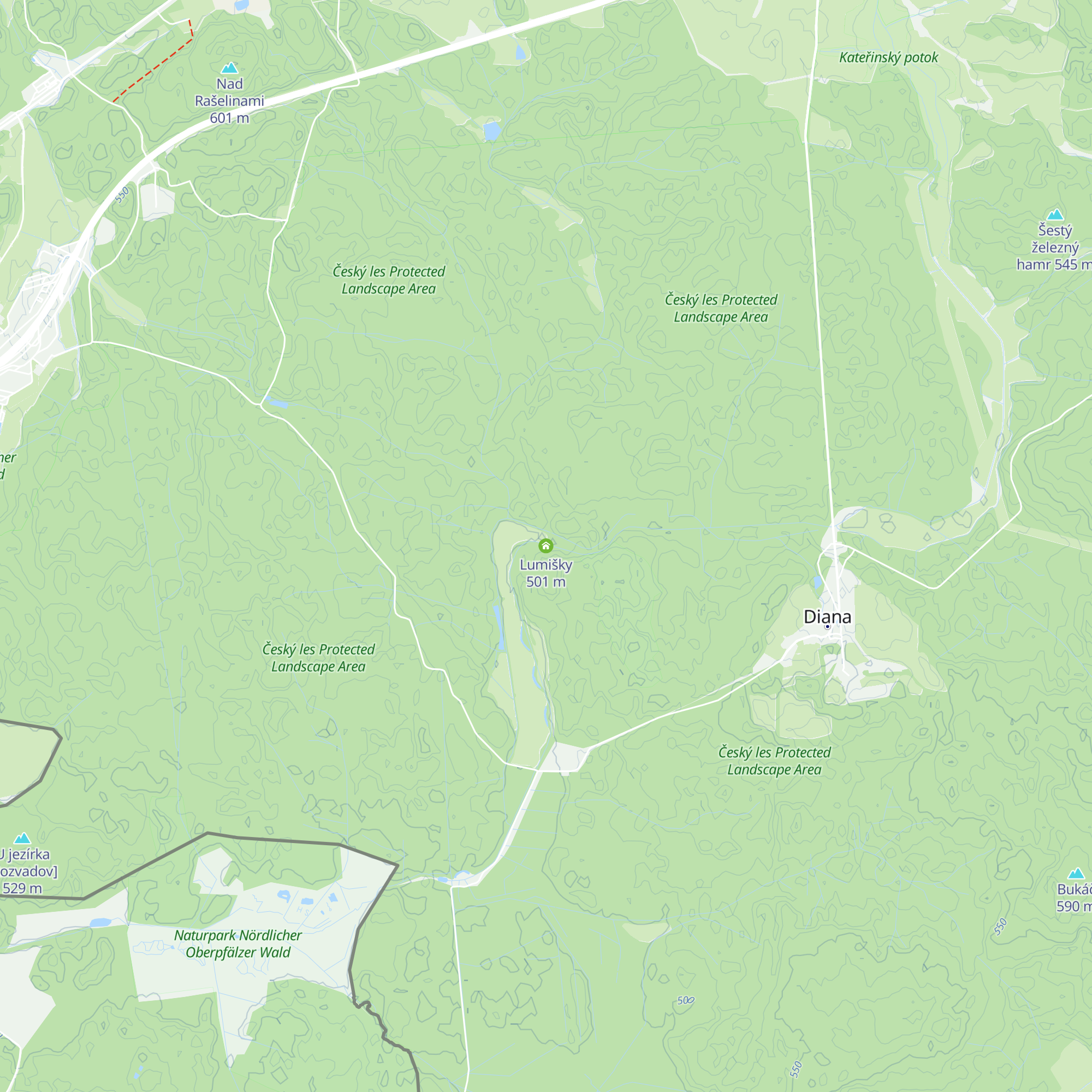 Lumišky map