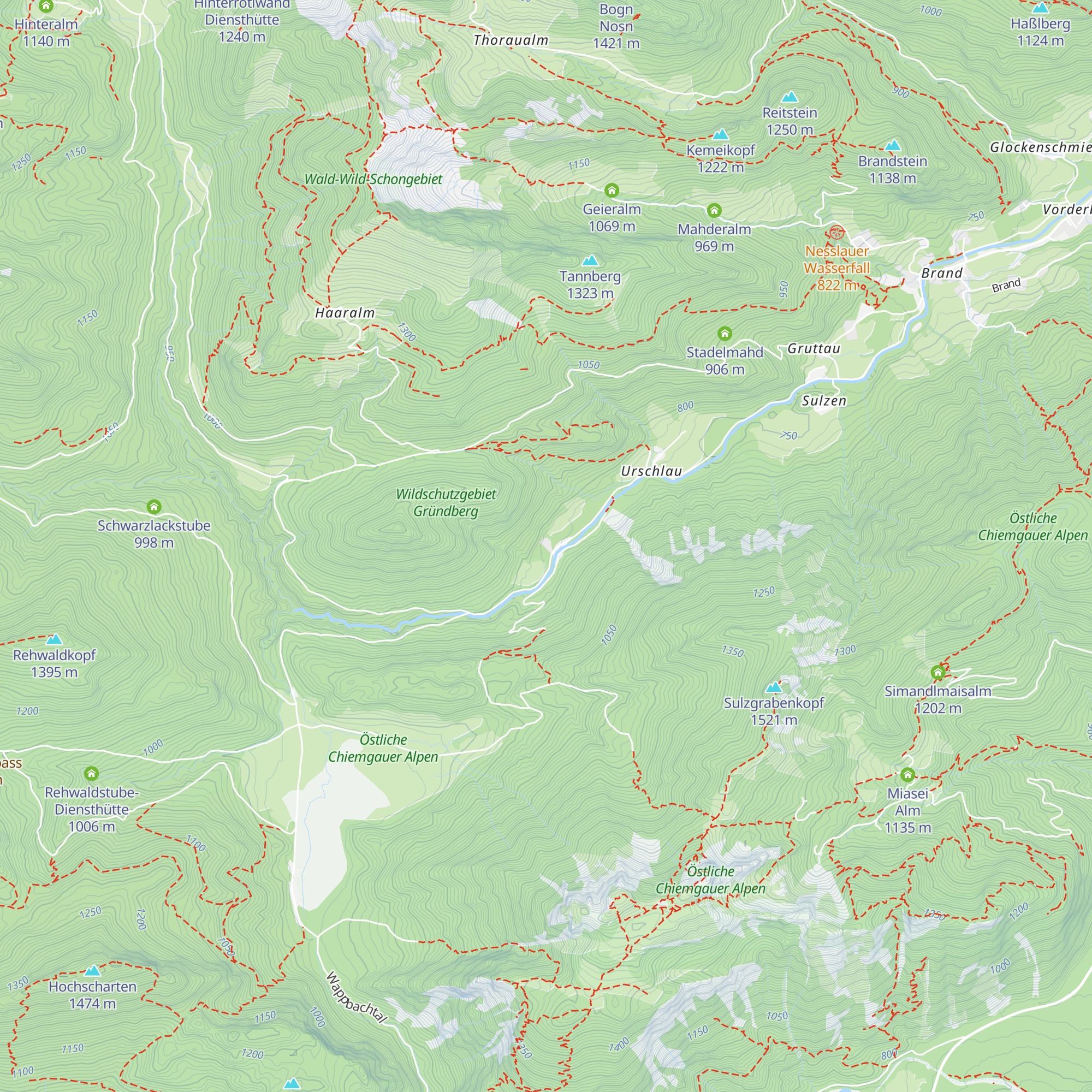Bergwalderlebniszentrum map