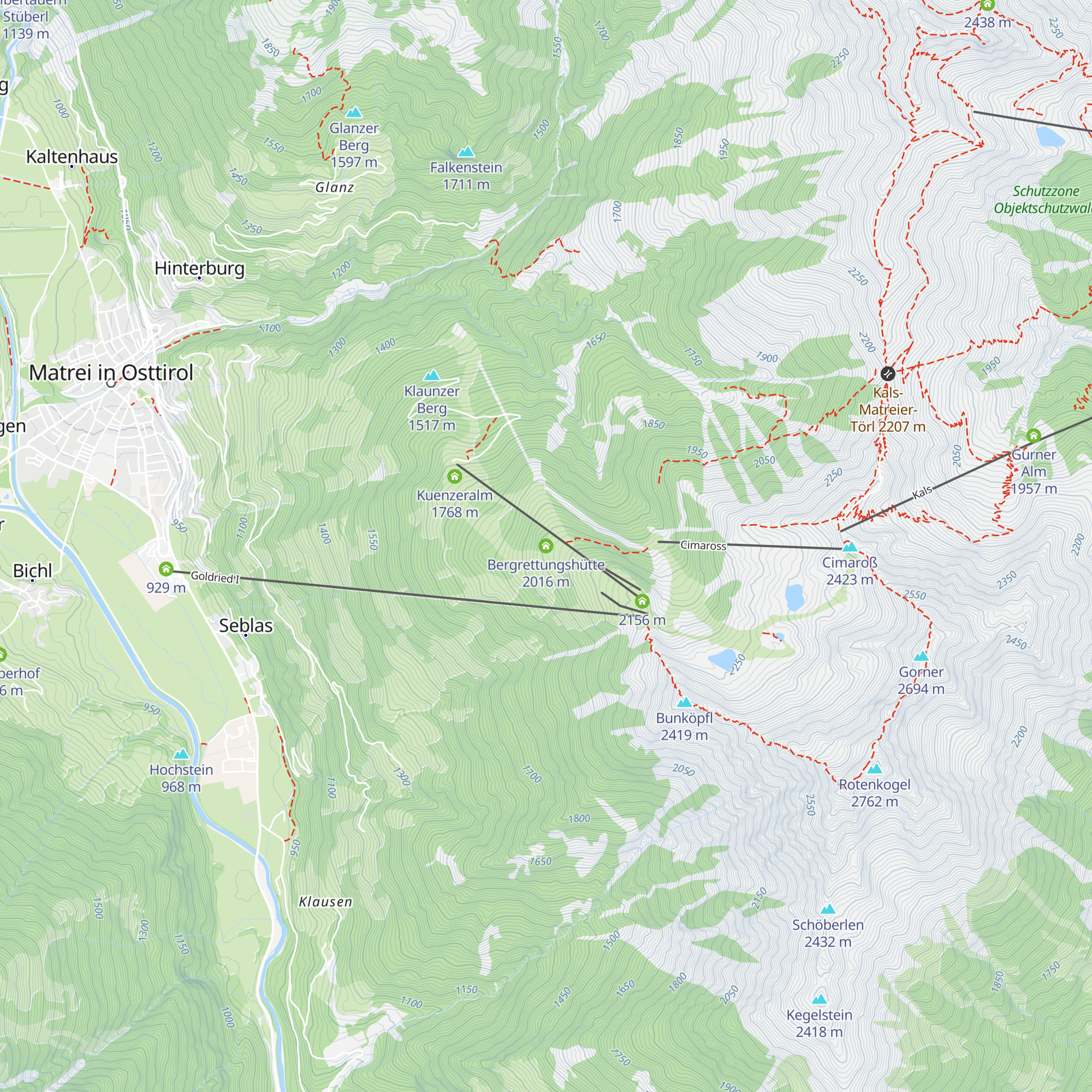 Bergrettungshütte map