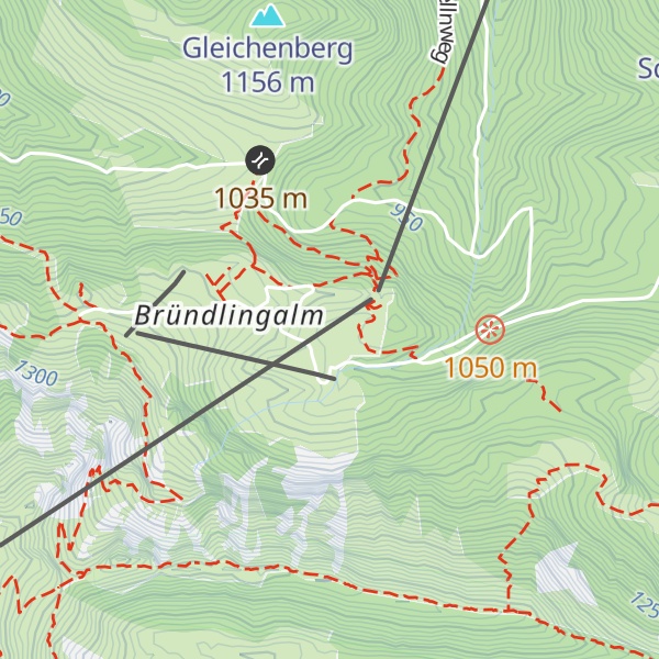 Map of Klauserkaser-TSV-Hütte