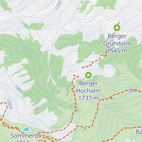 Map of Vogelhof Hochalm