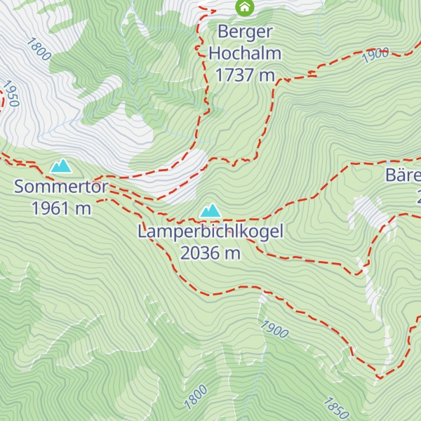 Map of Lamperbichlkogel