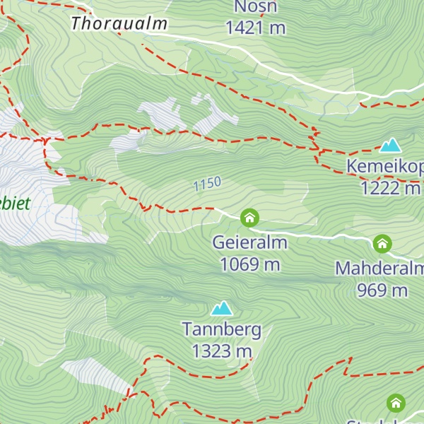 Map of Nesslauer Alm