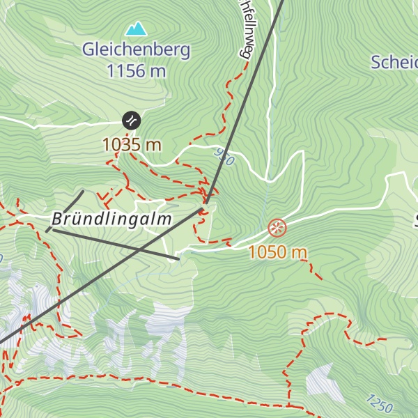 Map of Panoramagaststätte Hochfellnblick