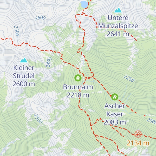 Map of Brunnalm