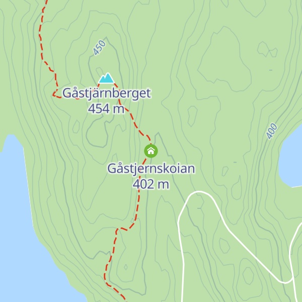 Map of Gåstjernskoian