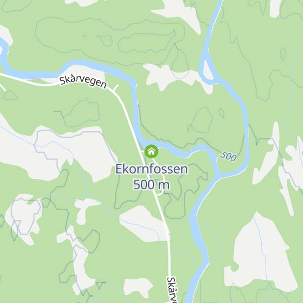 Map of Ekornfossen