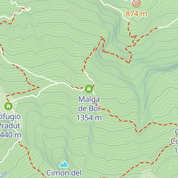 Map of Malga de Bol