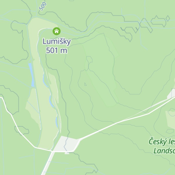 Map of Třískolupský vrch