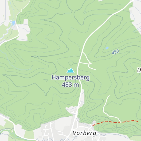 Map of Hampersberg