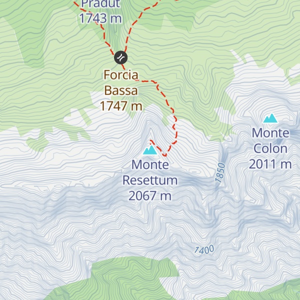 Map of Monte Resettum