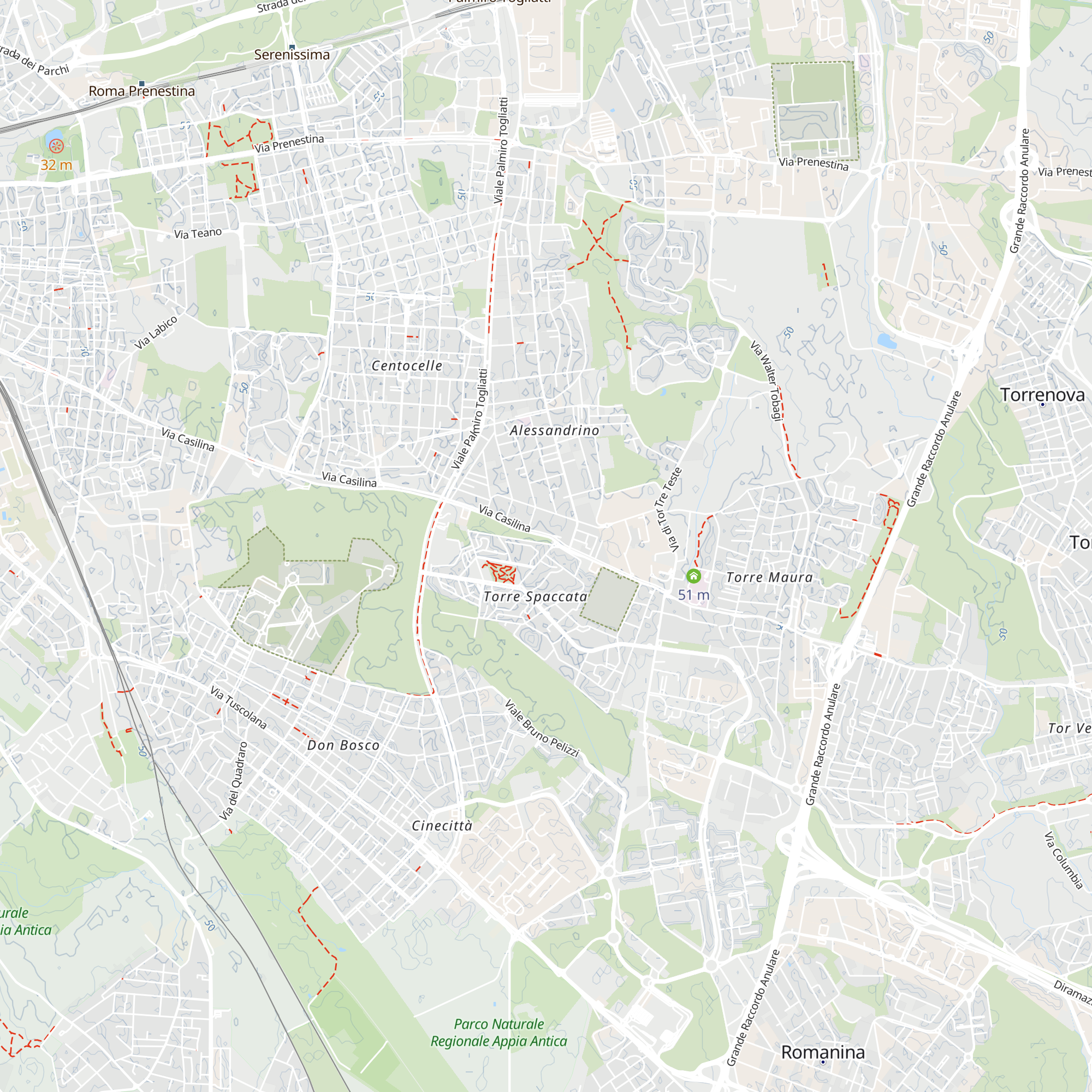 Capanna Pizza map