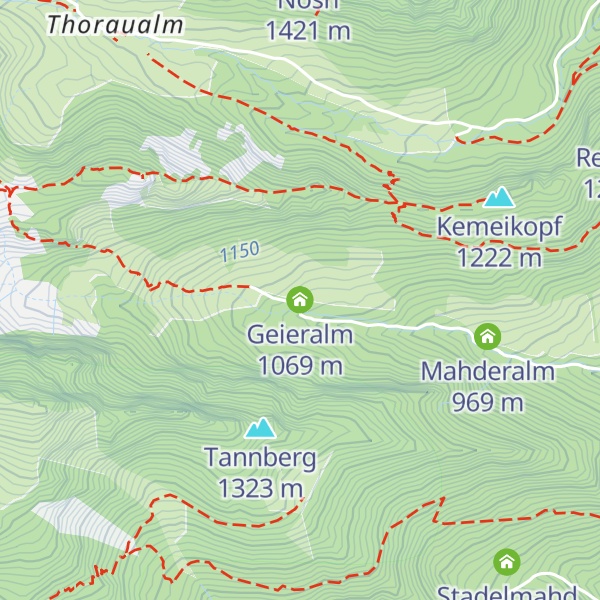 Map of Geieralm