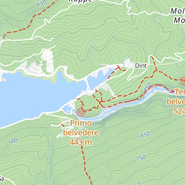 Map of Ponte Antoi - ticket