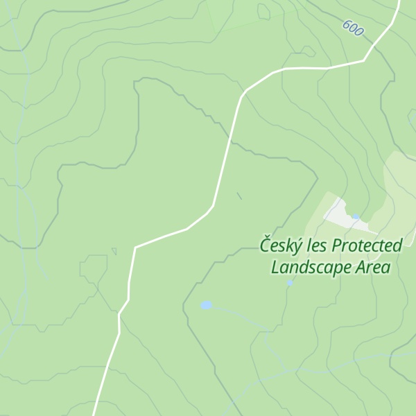 Map of V Zahradách