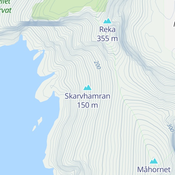 Map of Skarvhamran