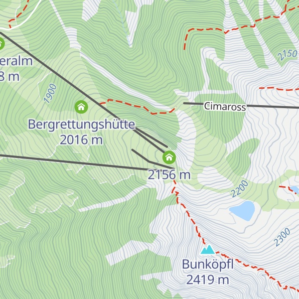 Map of Berggasthaus Goldried