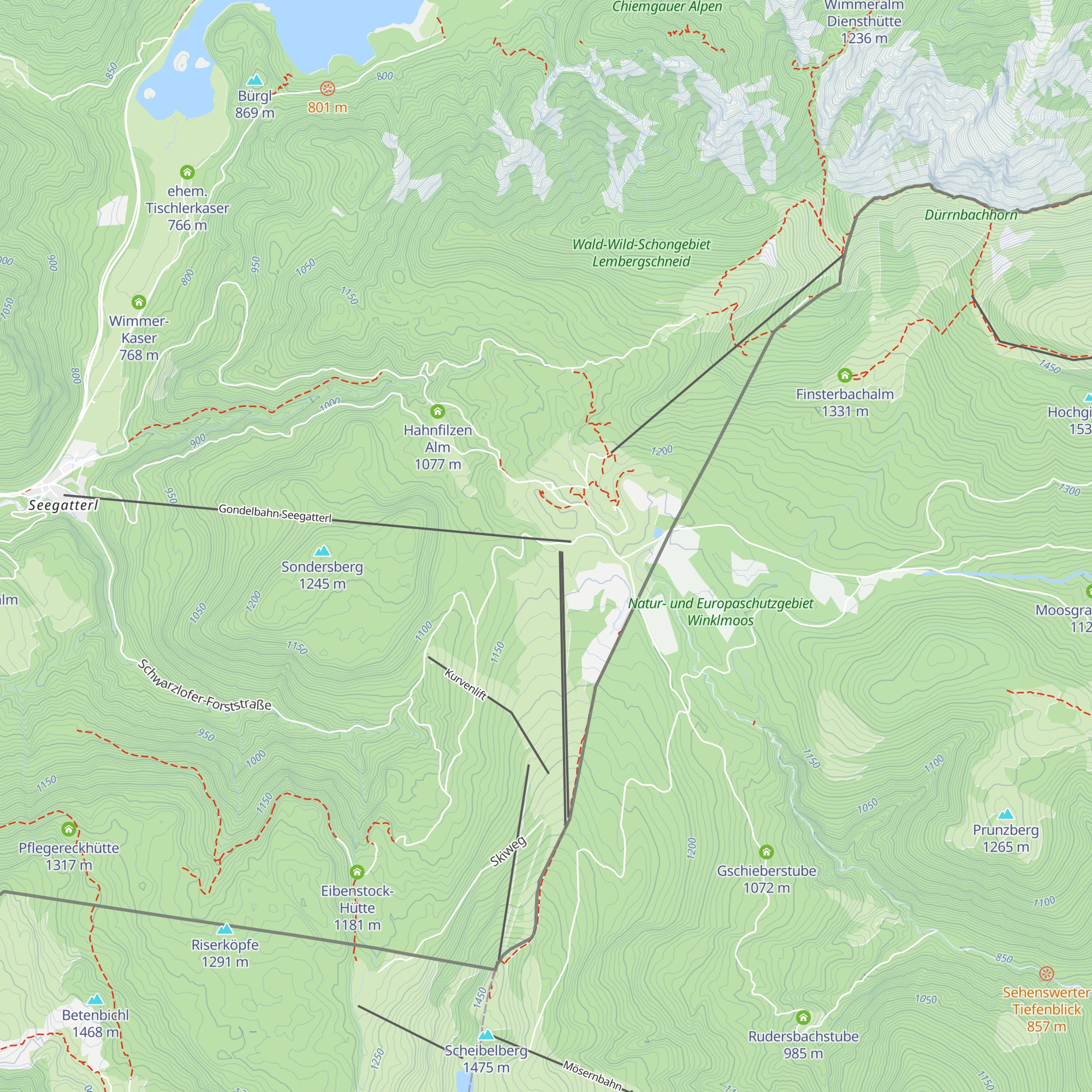 Würstl-Alm map