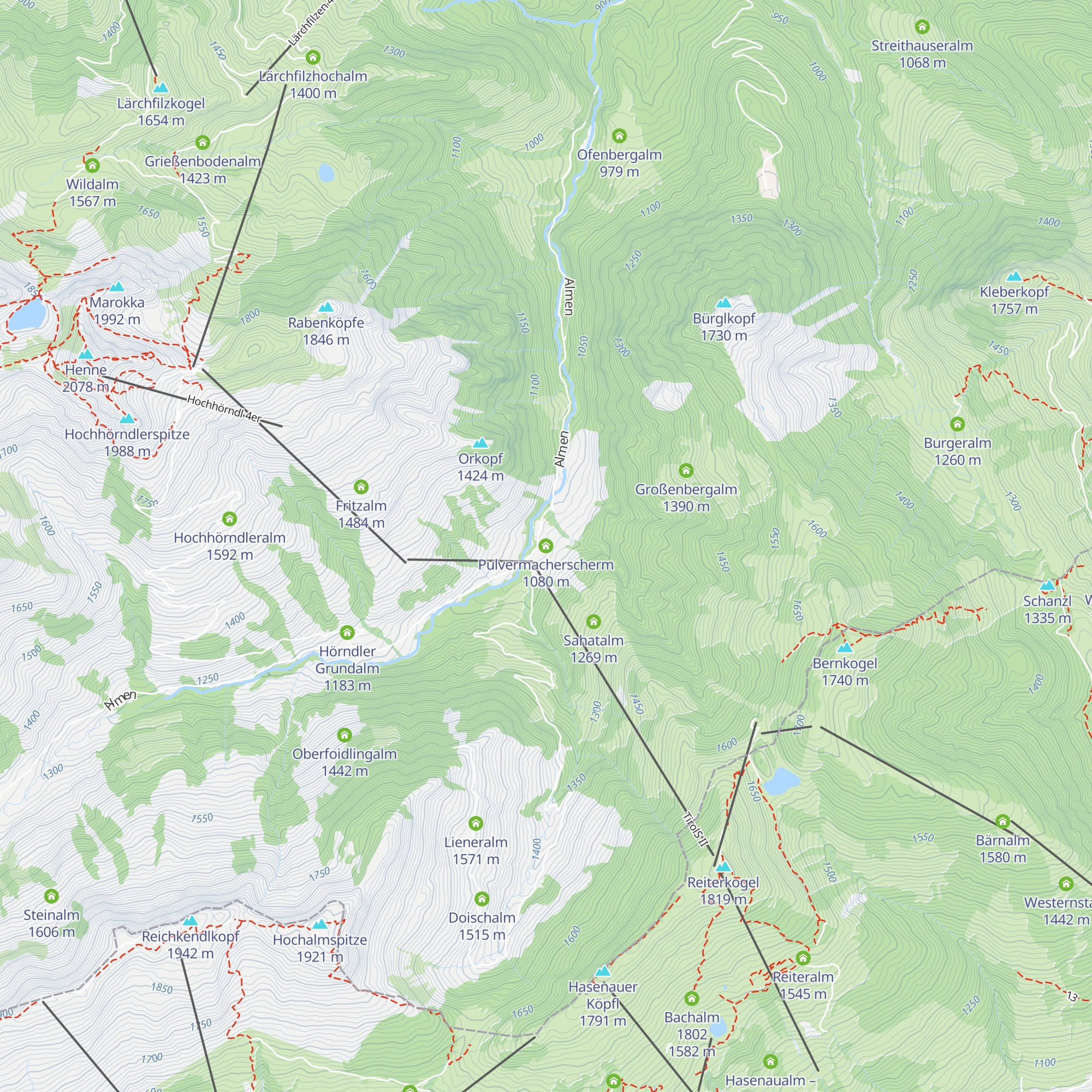 Pulvermacherscherm map