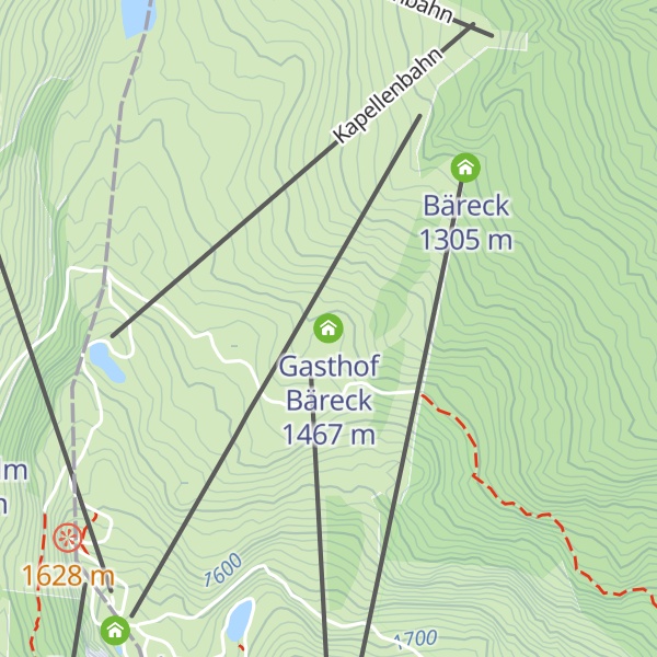 Map of Gasthof Bäreck