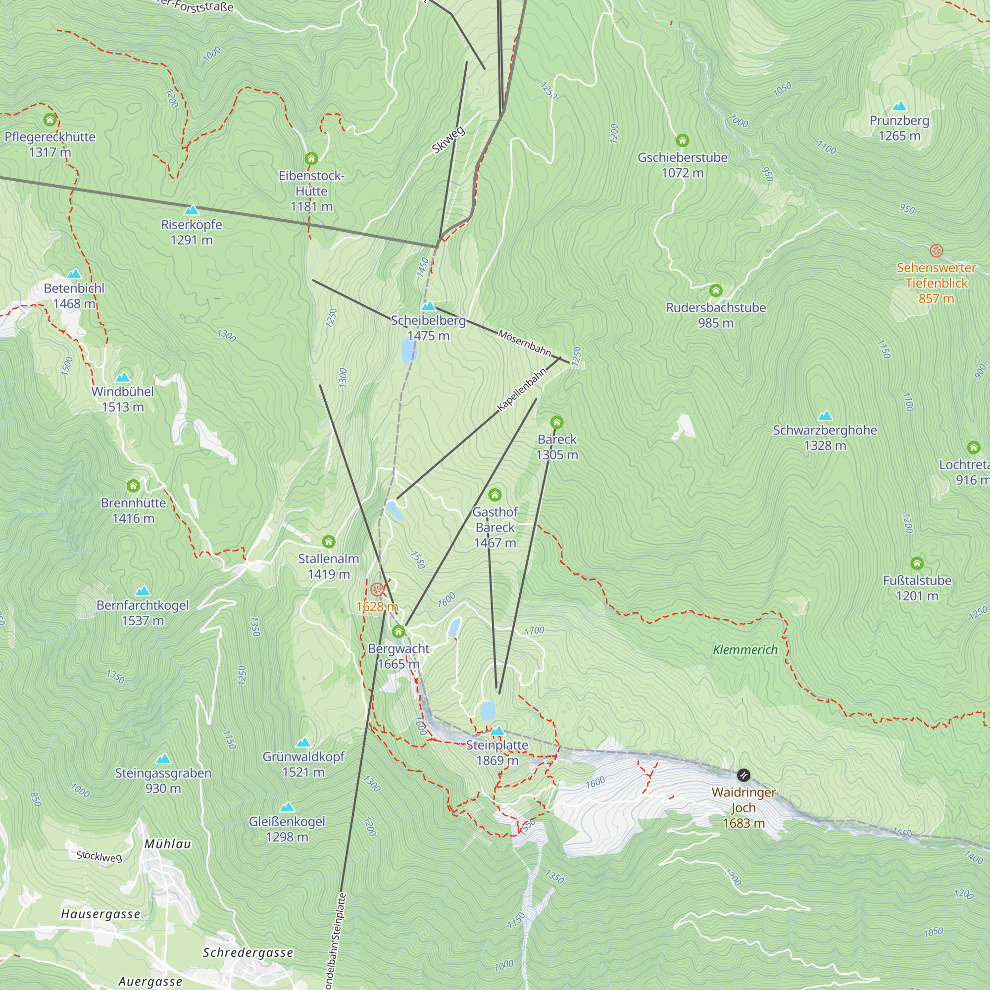 Gasthof Bäreck map