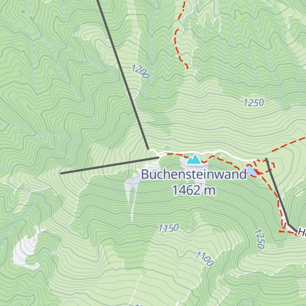 Map of Alpengasthof Buchensteinwand