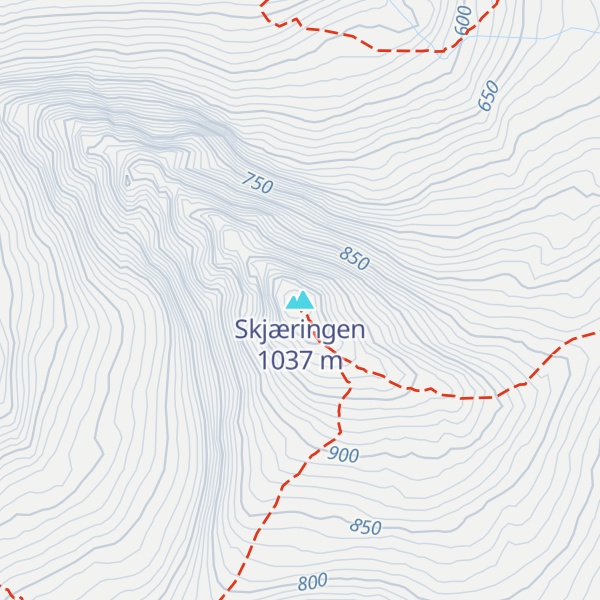 Map of Skjæringen