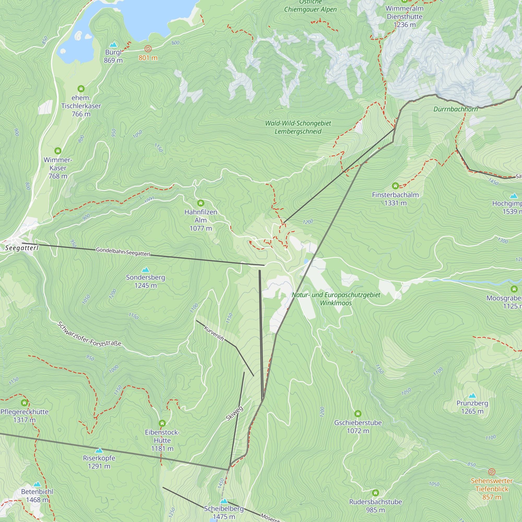 Roßalm-Hütte map