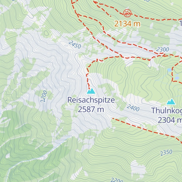 Map of Reisachspitze