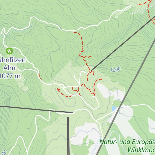 Map of Hütte des Gebirgsjägerbataillons Bad Reichenhall