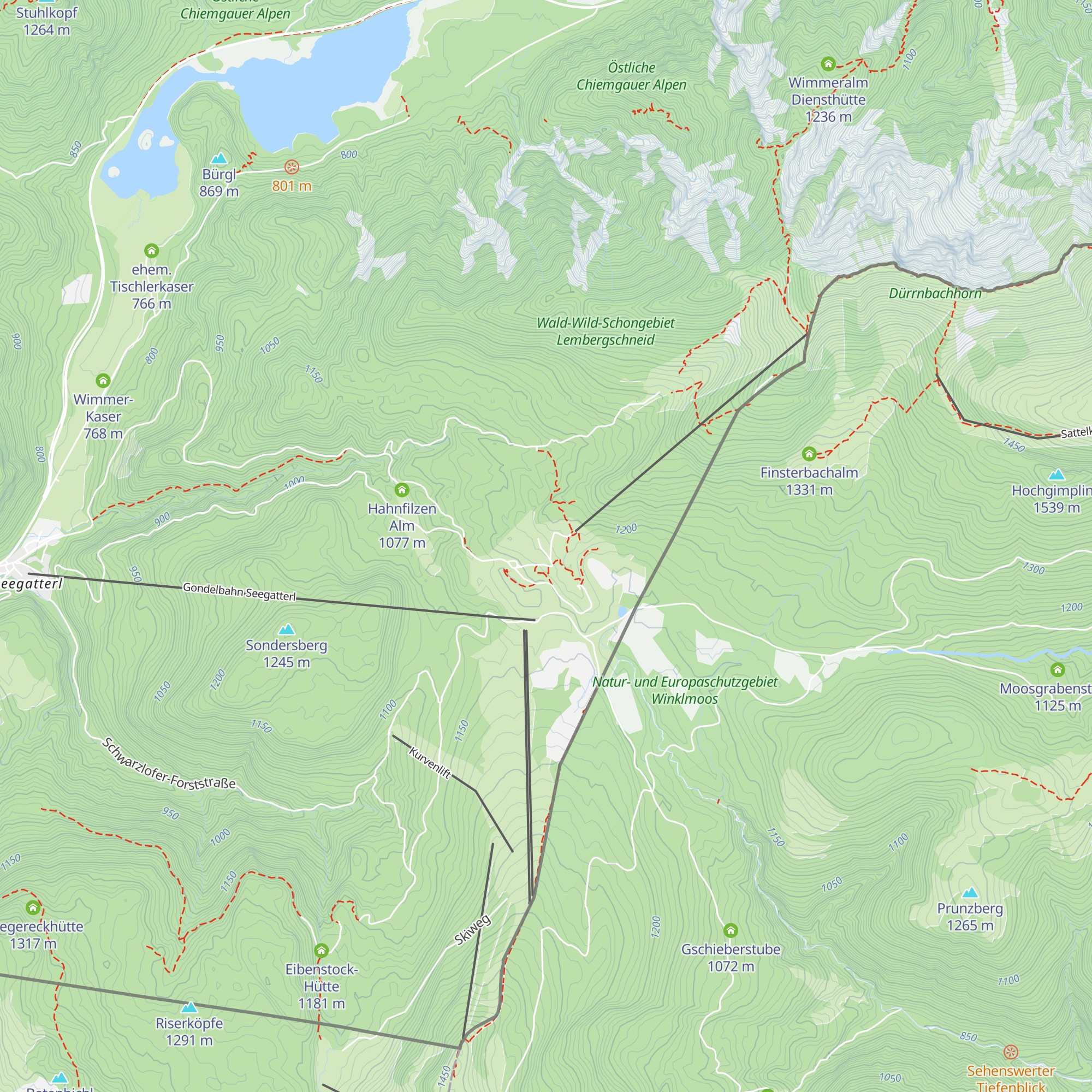 Hütte des Gebirgsjägerbataillons Bad Reichenhall map