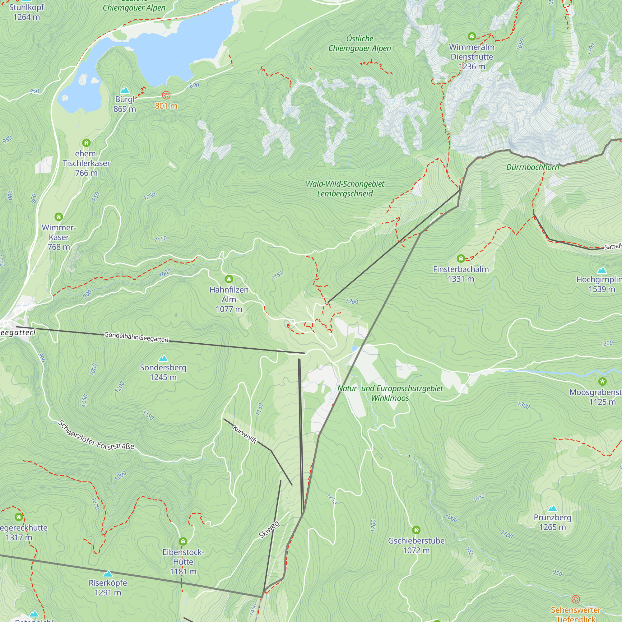Hütte des Gebirgsjägerbataillons Bad Reichenhall map