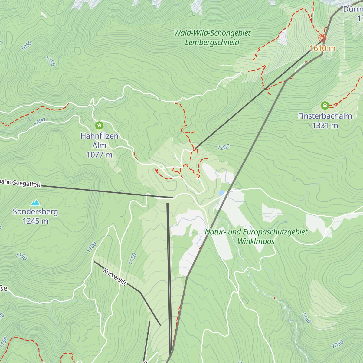 SonnenAlm map