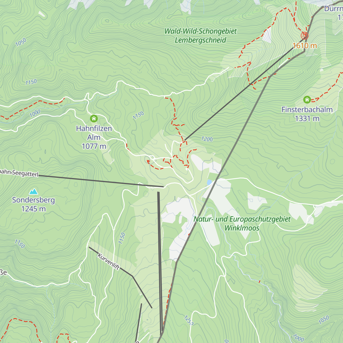 SonnenAlm map