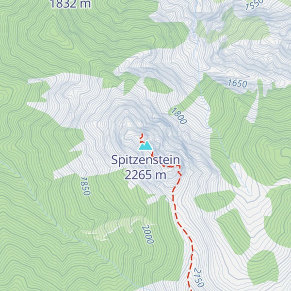 Map of Spitzenstein
