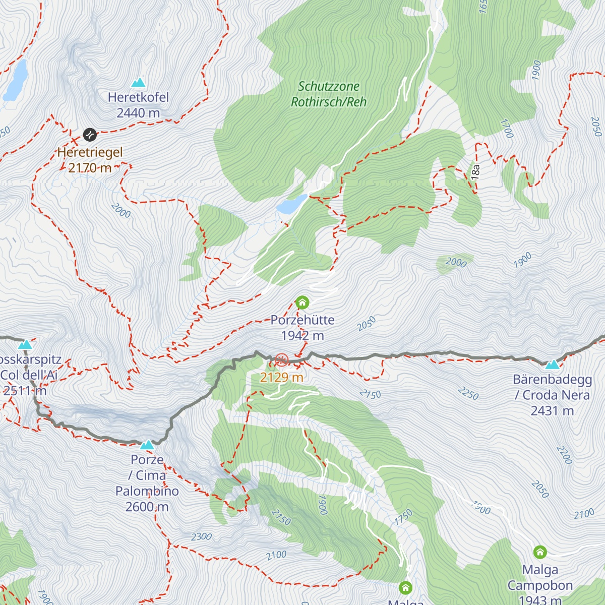 Porzehütte map