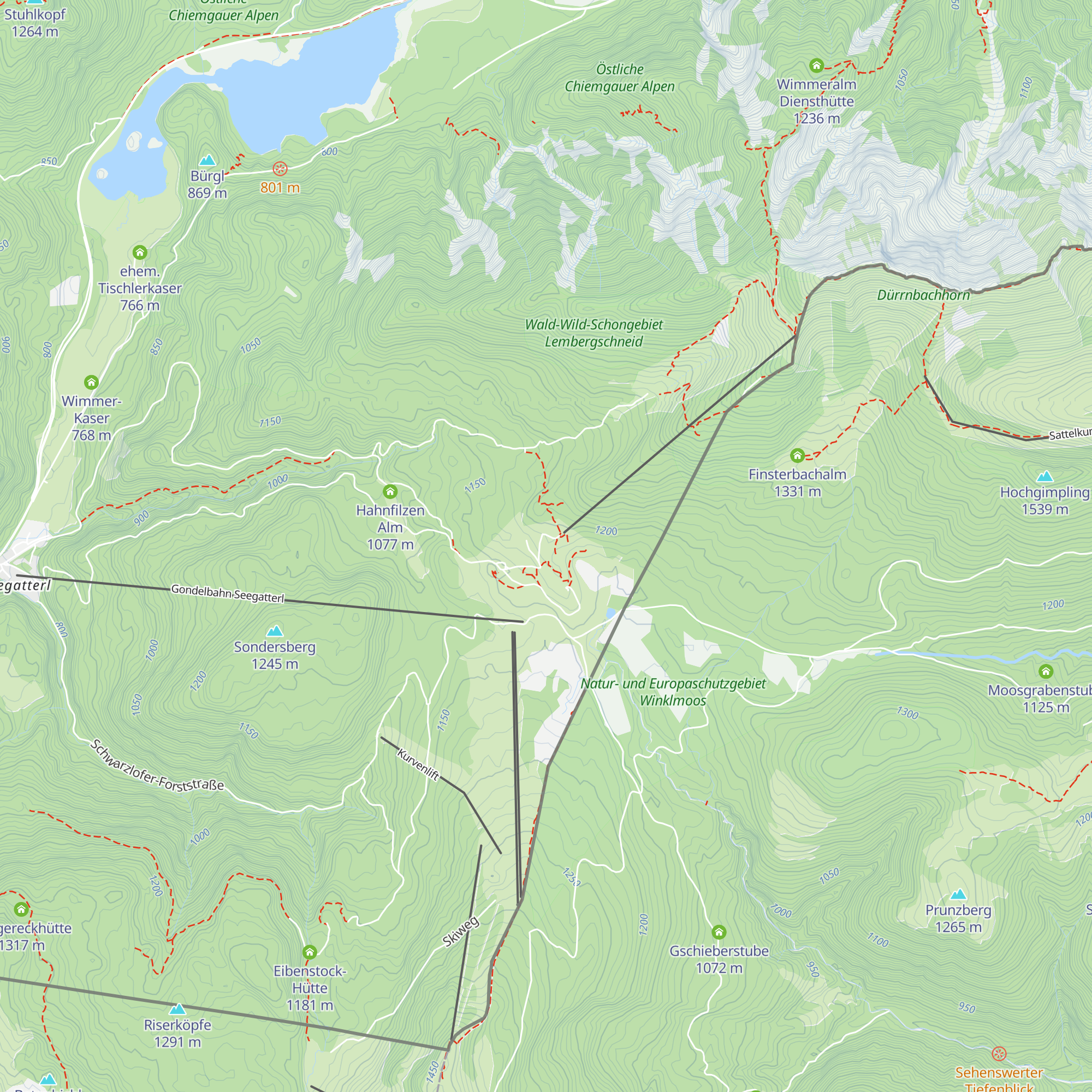 Winklmooshütte map