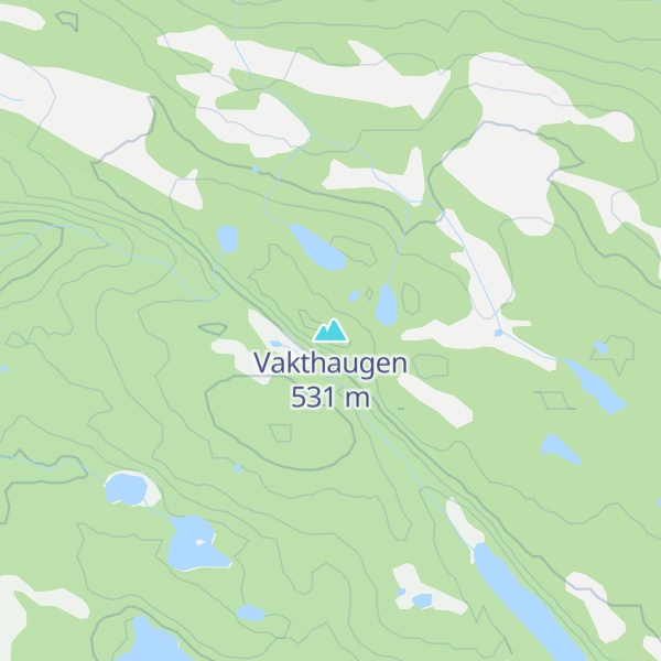 Map of Vakthaugen
