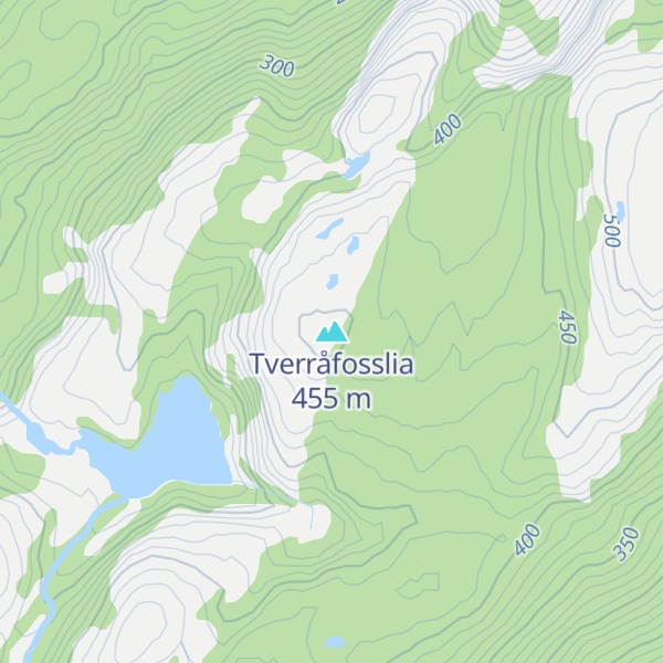 Map of Tverråfosslia