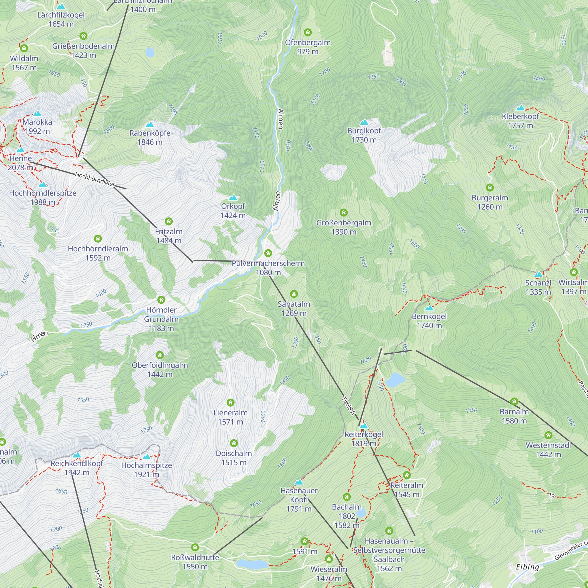 Sahatalm map
