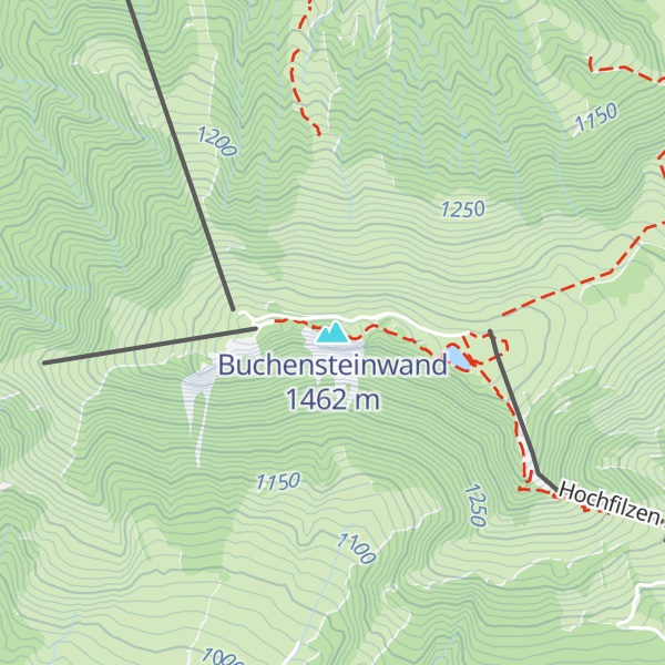 Map of Buchensteinwand