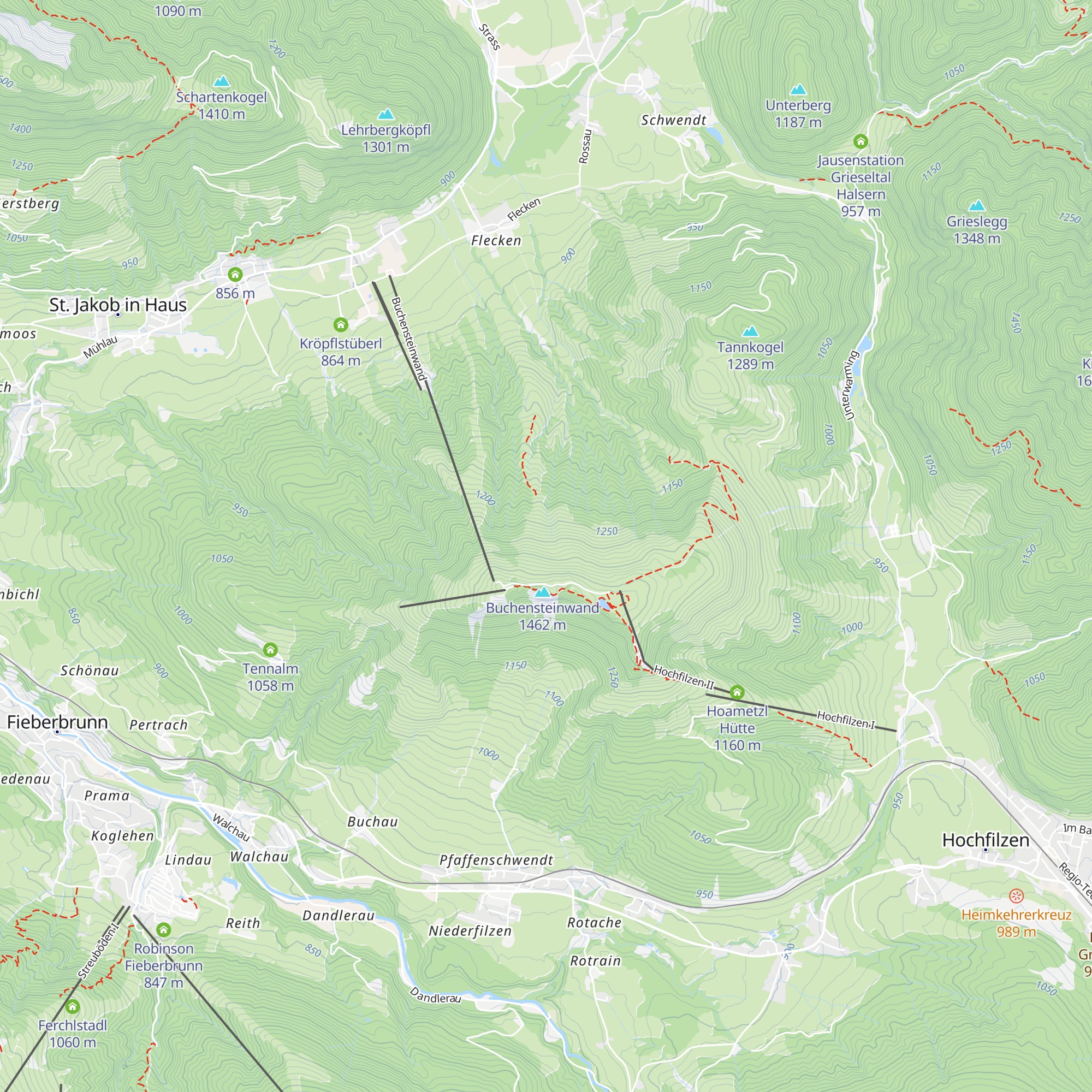 Kammbergalm map
