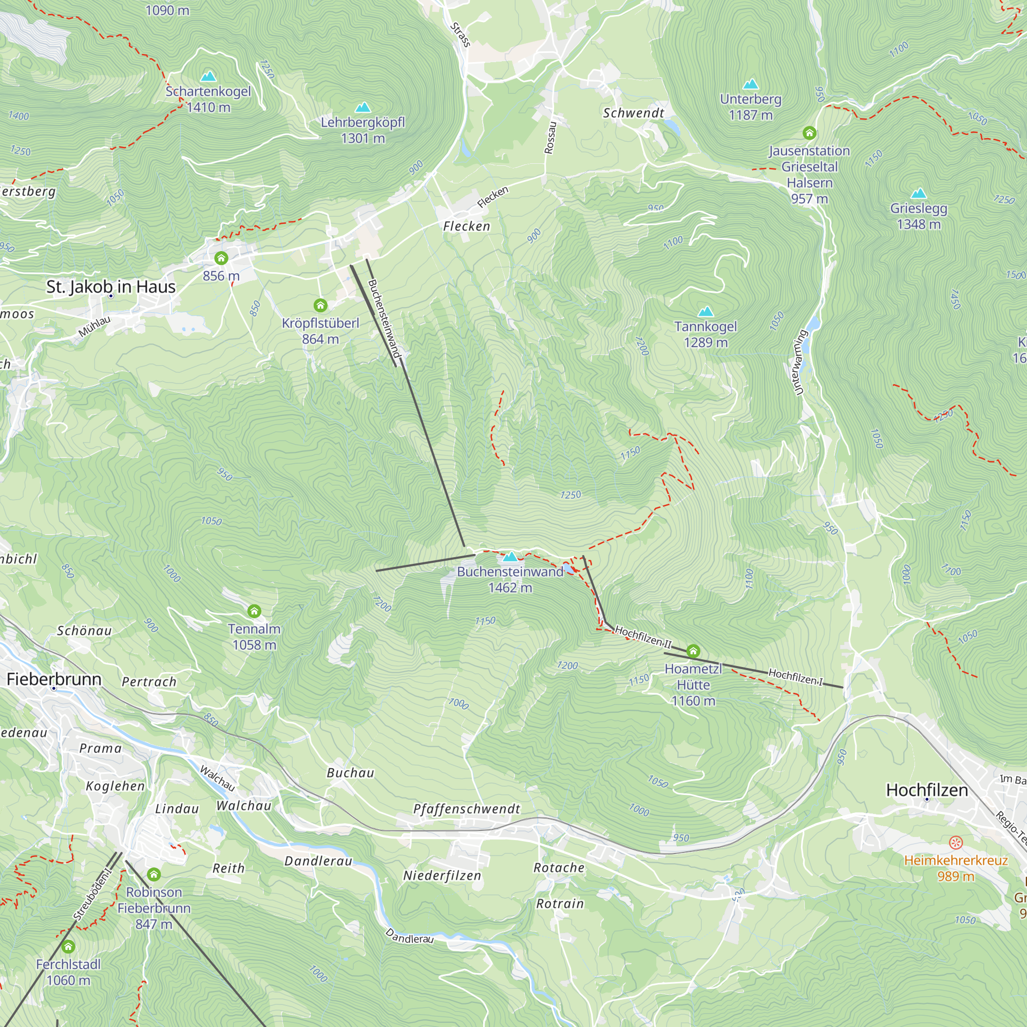 Kammbergalm map