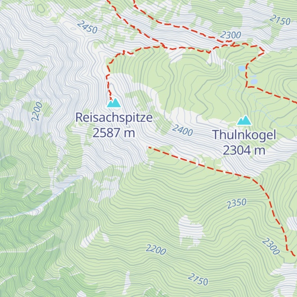 Map of Tullenkogel